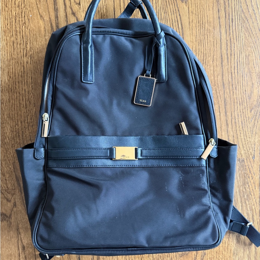 Black Tumi Nylon Backpack